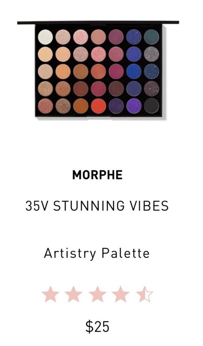 Moda 35V STUNNING VIBES ARTISTRY PALETTE