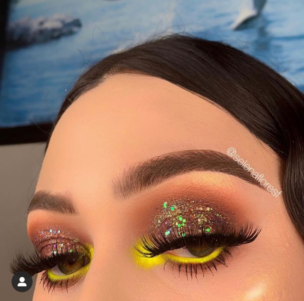 Fashion Yellow + glitter ✨ 