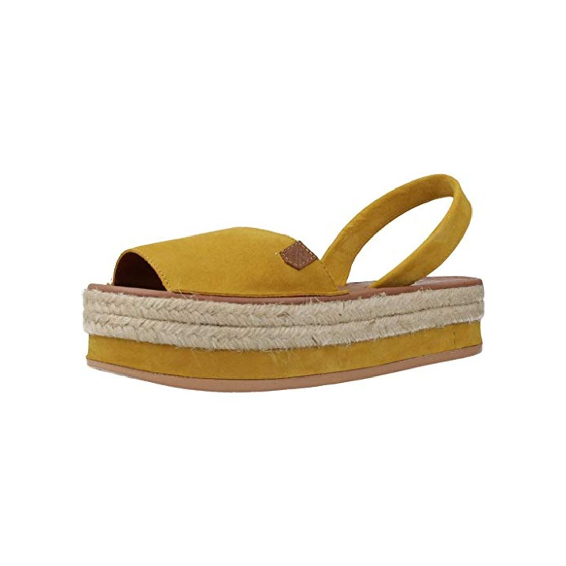 Product Menorquinas Popa Sandalias Chanclas Mujer 30604P para Mujer Amarillo 39 EU