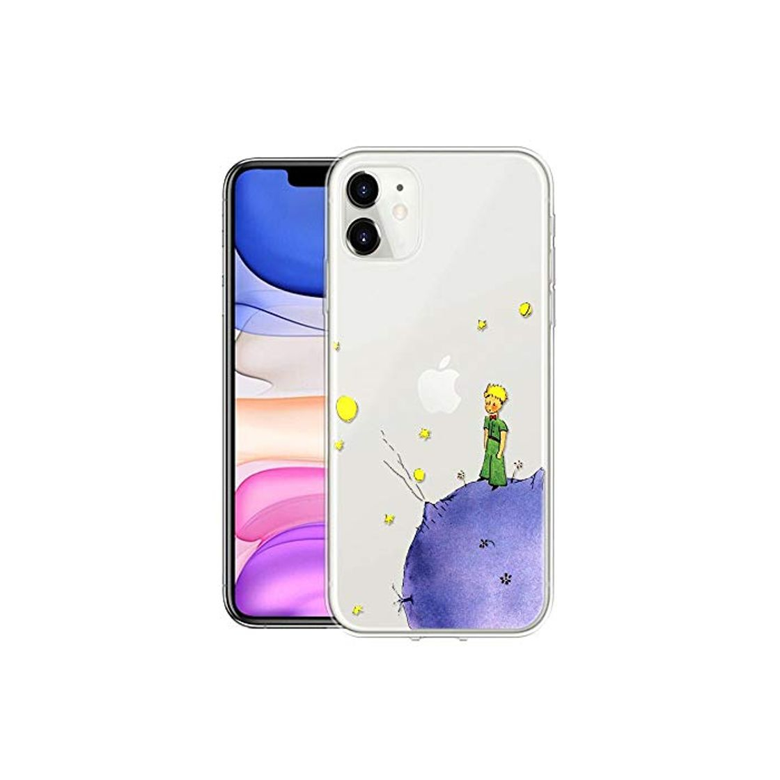 Producto Yoedge Funda iPhone 11 Ultra Slim Cárcasa Silicona Transparente con Dibujos Animados