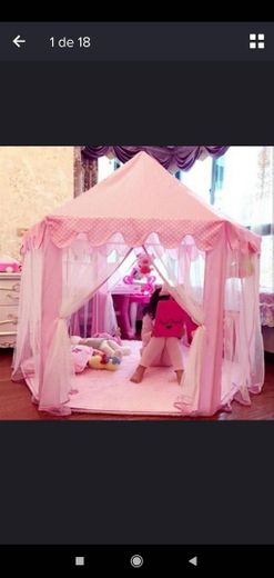 Castillo para las princesas rosa