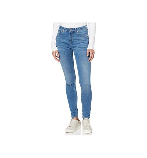 United Colors of Benetton Pantalone Vaqueros Straight, Azul