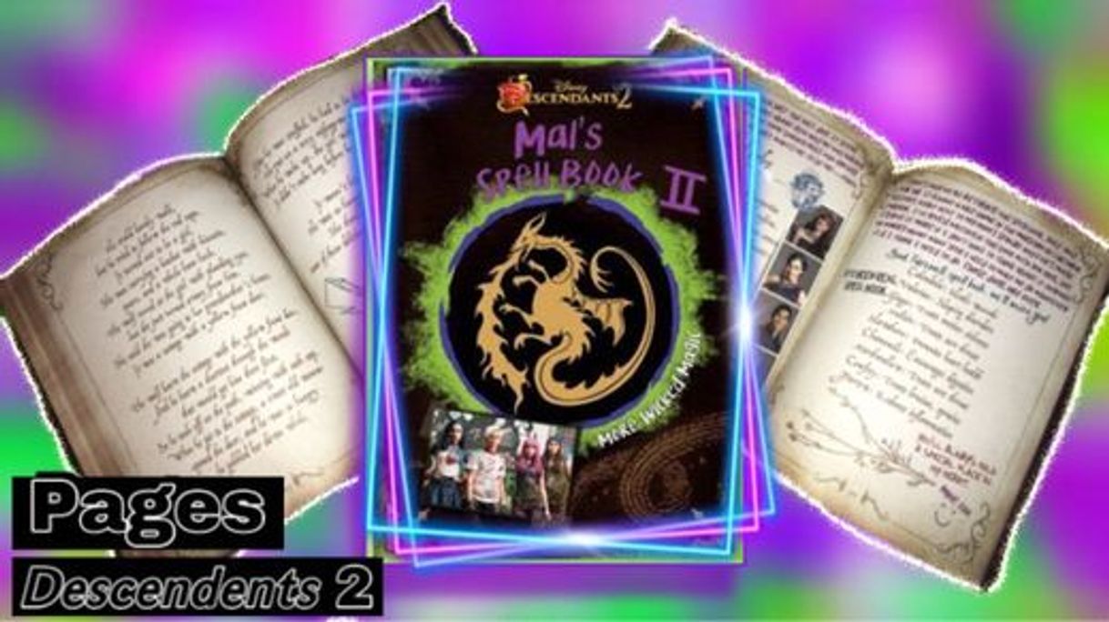 Serie Mal’s Spell Book pages | Descendents 2