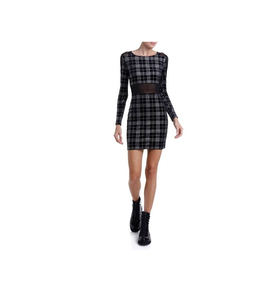 Fashion Vestido John John Chess Velvet