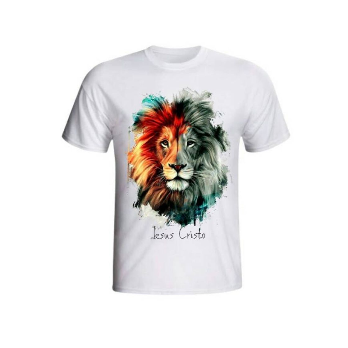 Fashion Camiseta Gospel Leão de Judá Moda evangelica masculina