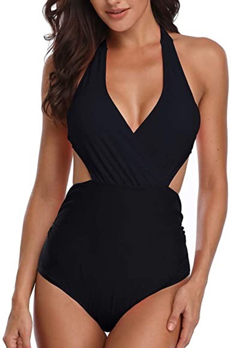 Moda Misolin Woman One-piece Swimsuit with Push-up