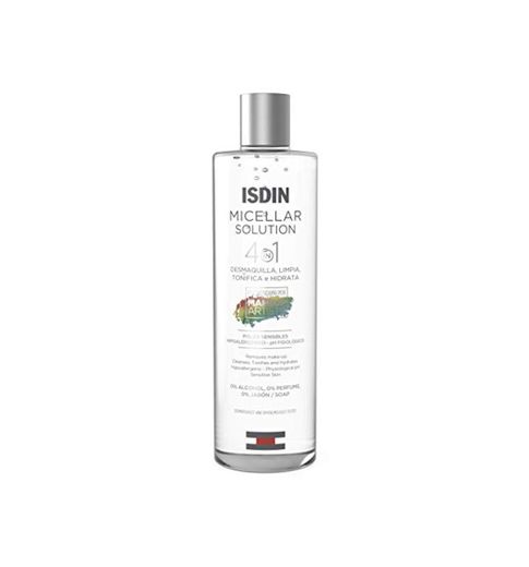 ISDIN Micellar Solution Agua Micelar Limpieza facial 4 en 1