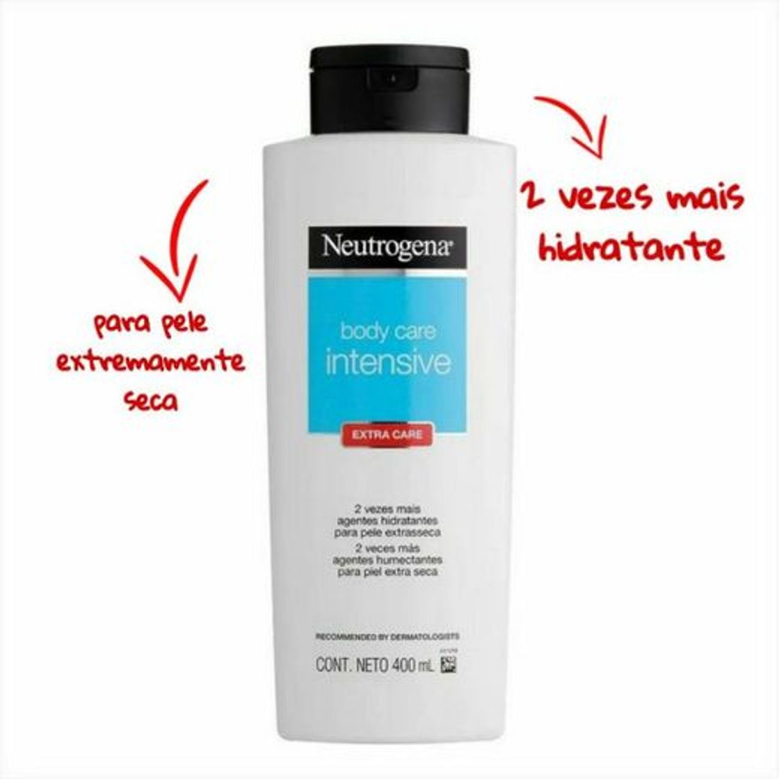 Fashion Hidratante Corporal Intensive Extra Care, Neutrogena, 400 ml