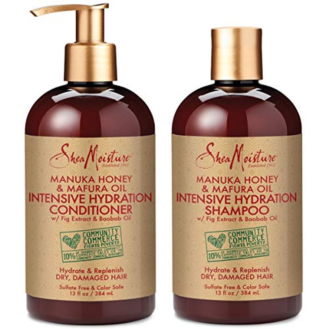 Productos Shea Moisture Intensive Hydration Shampoo & Conditioner Set