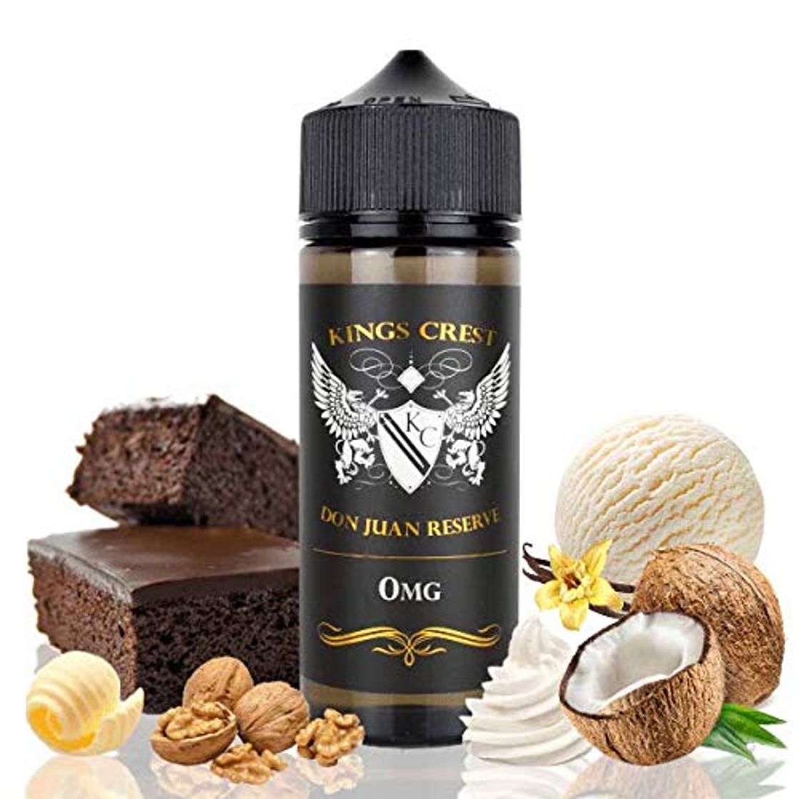 Producto Don Juan Reserve King Crest 100ml Delicioso Tarta de Nueces y Chocolate SIN NICOTINA