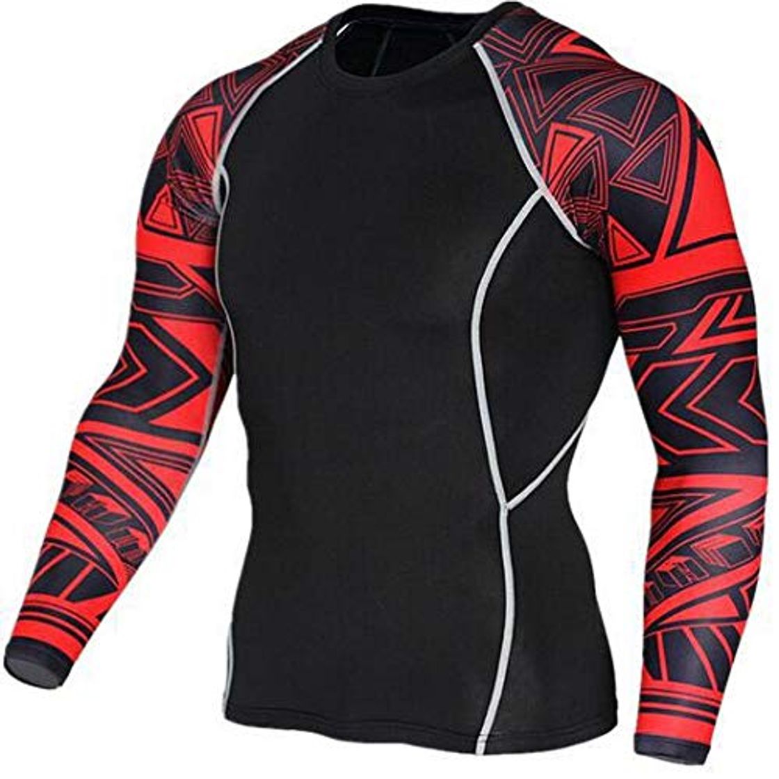 Fashion Ropa de Entrenamiento para Hombres Mangas largas Medias elásticas Pro de Secado rápido Sudaderas Deportivas para Ciclismo al Aire Libre