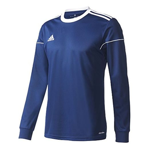 adidas Squad 17 JSY LS Camiseta de Manga Larga, Hombre, Azul