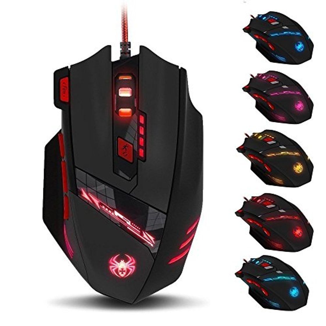 Social Zelotes 9200 DPI Ratón Gaming 