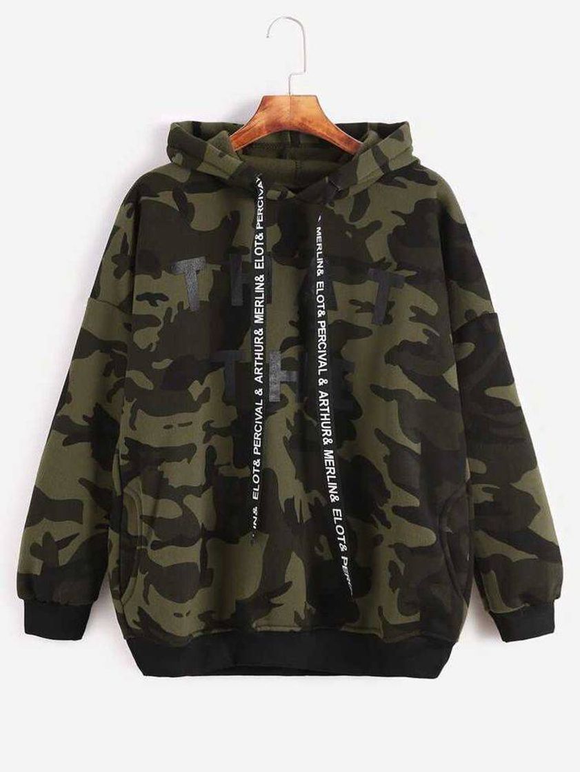 Fashion Sudadera camuflaje para caballero