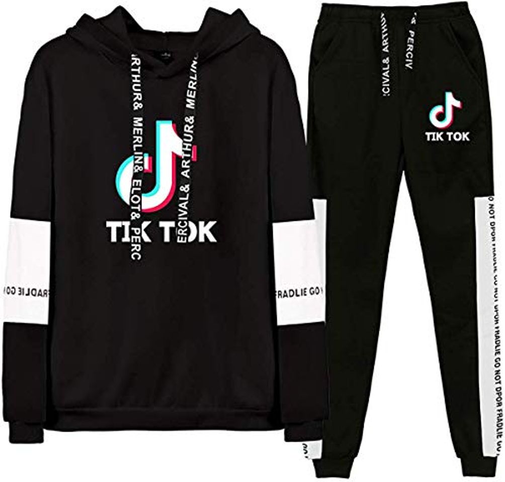 Social BienBien Sudadera con Capucha y Pantalones TIK TOK Chándal Completo HOtoño e