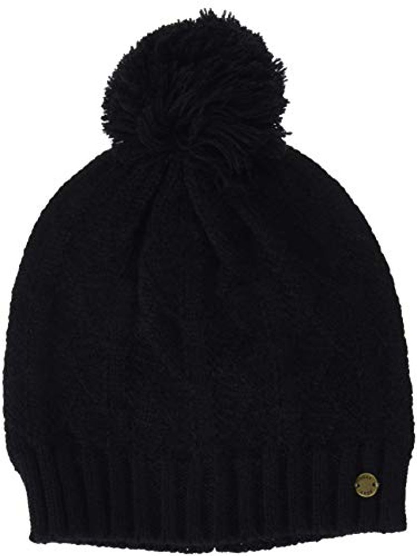 Fashion Roxy Poetic Season Gorro de Punto, Mujer, Negro