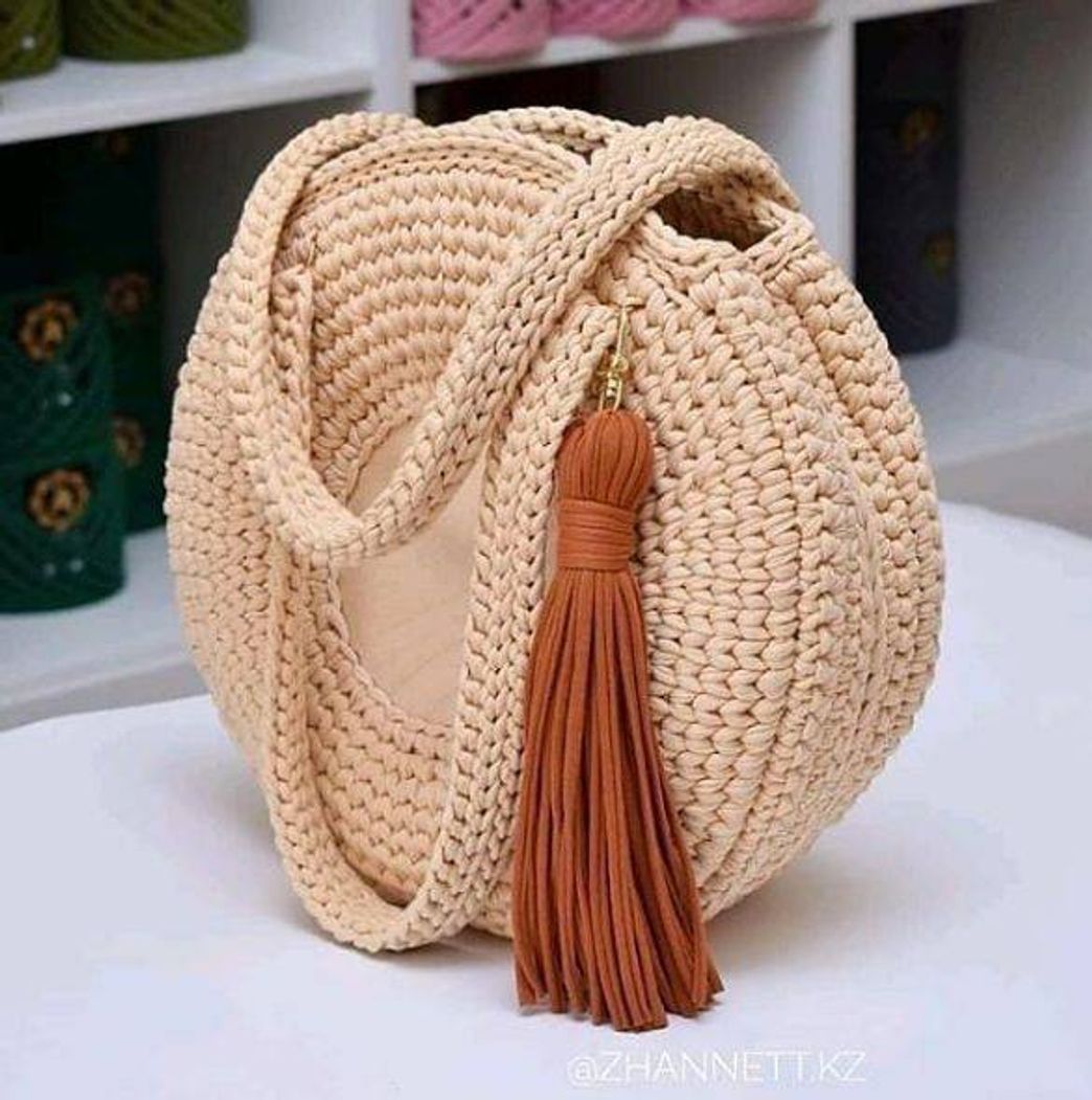 Moda Bolsa de Crochê luxo 