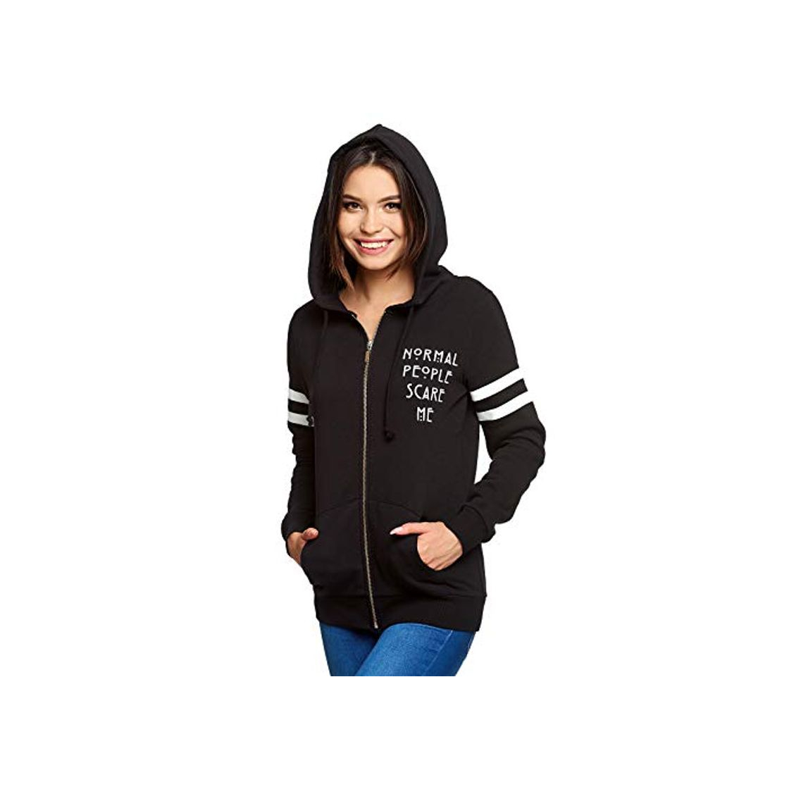 Fashion American Horror Story Chaqueta con Capucha de Mujer Mujer Normal Scare Me