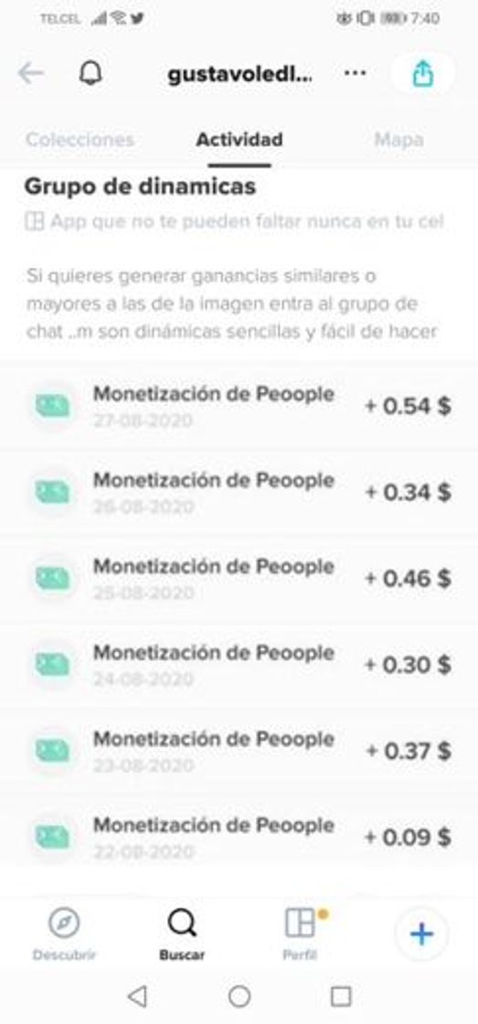 Social Grupo de Peoople para generar ingresos 