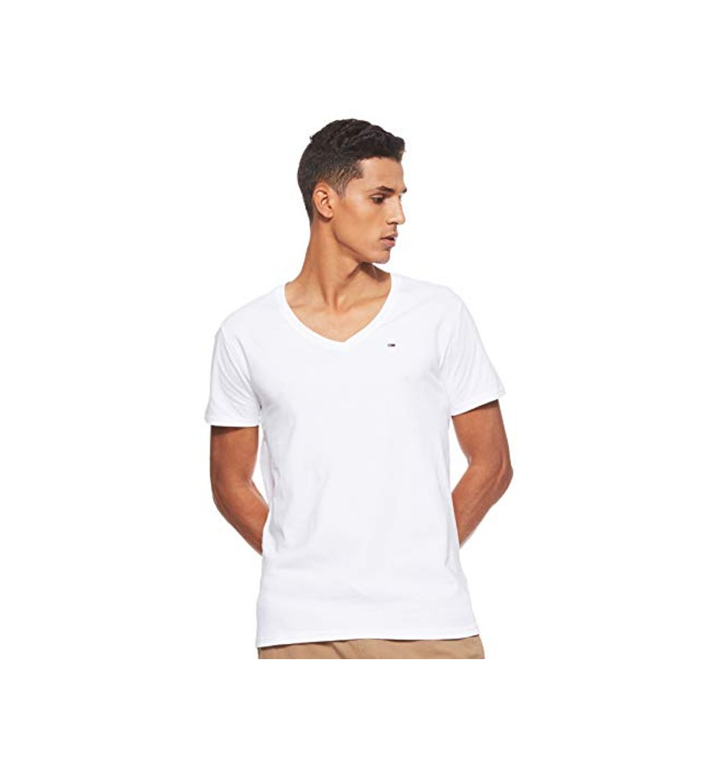 Moda Tommy Hilfiger Original Jersey Camiseta, Blanco