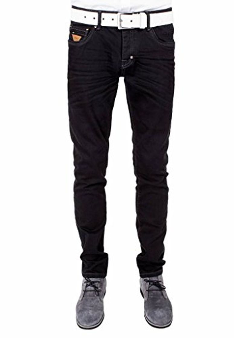 Moda Wam Denim Slim fit Jeans zwart 34