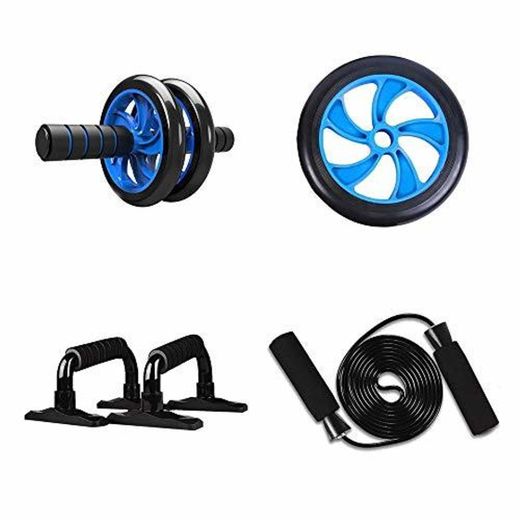 Novia 5-en-1 AB Roller Kit Abdominal Rueda de Prensa Pro con Push-up