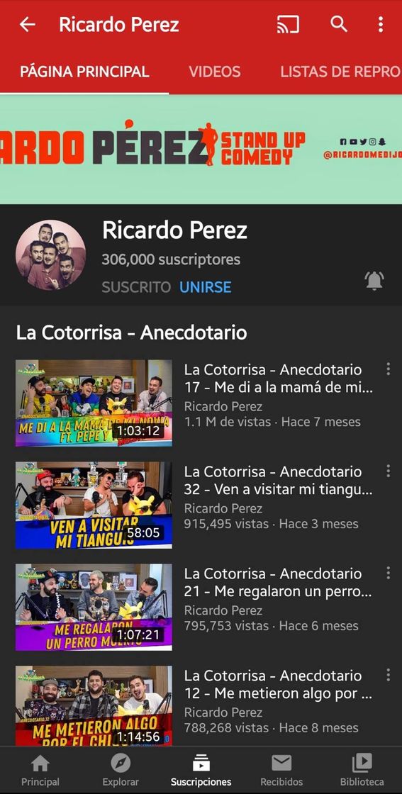 Fashion Ricardo Perez - YouTube, canal de comedia