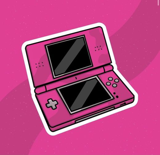 Nintendo 3Ds pink sticker 