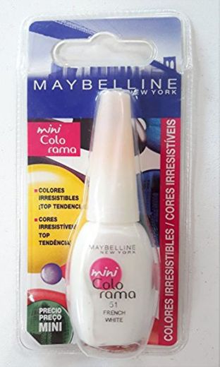 Maybelline Mini Colorama Esmalte de uñas 51 French White 7