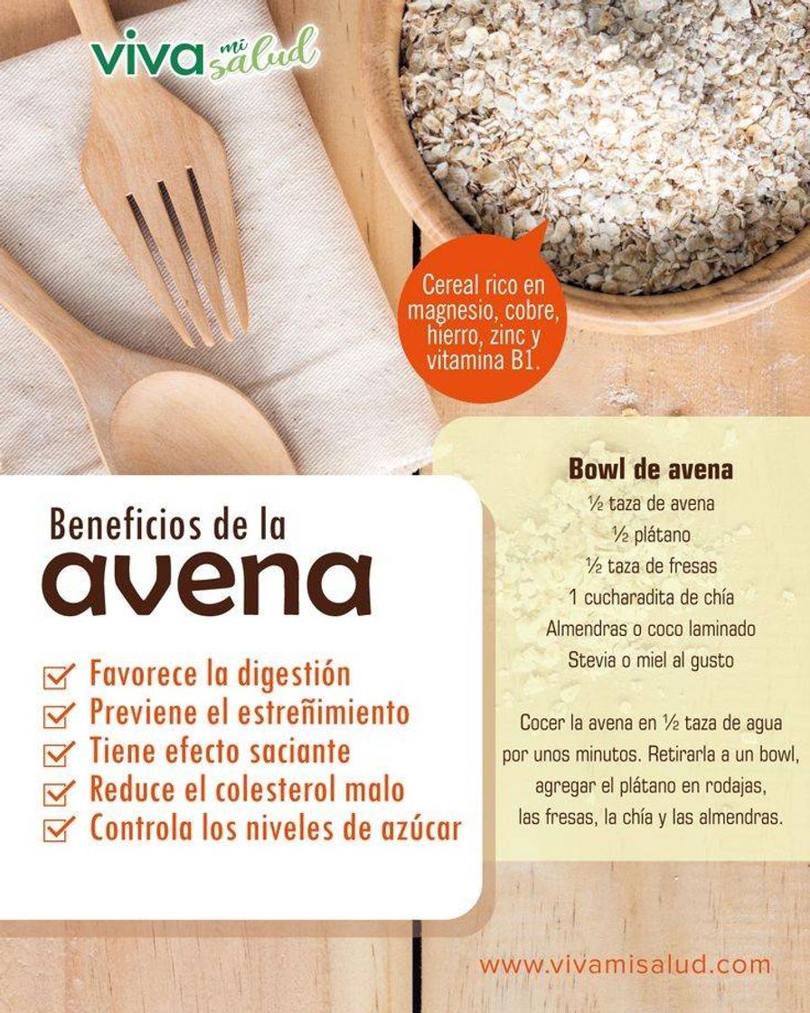 Moda Los beneficios de la avena 