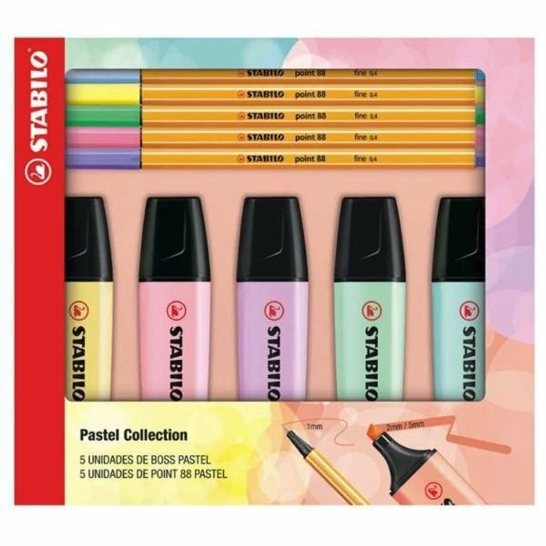 Fashion Kit stabilo cores pasteis