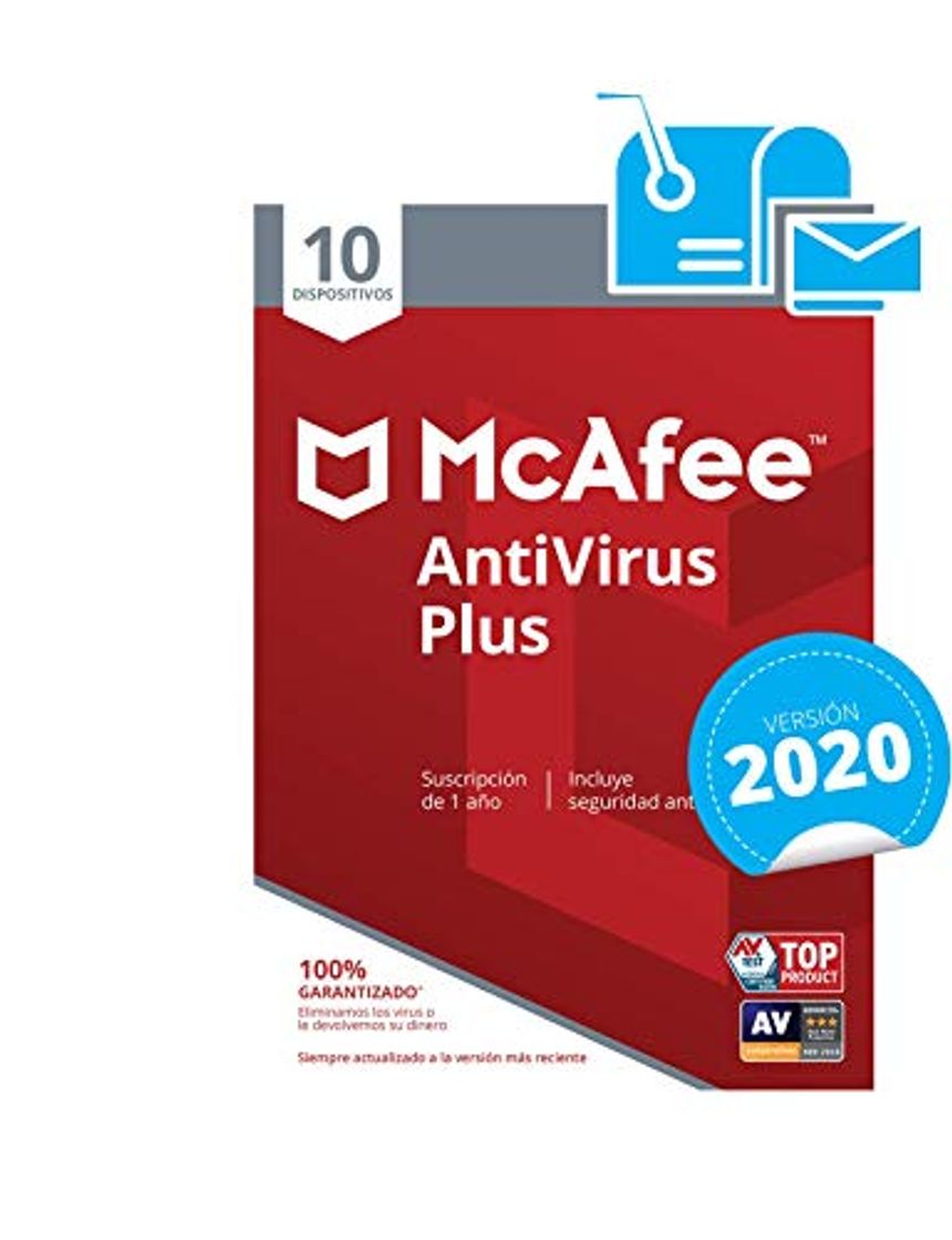 Lugar McAfee AntiVirus Plus 2020 - Antivirus