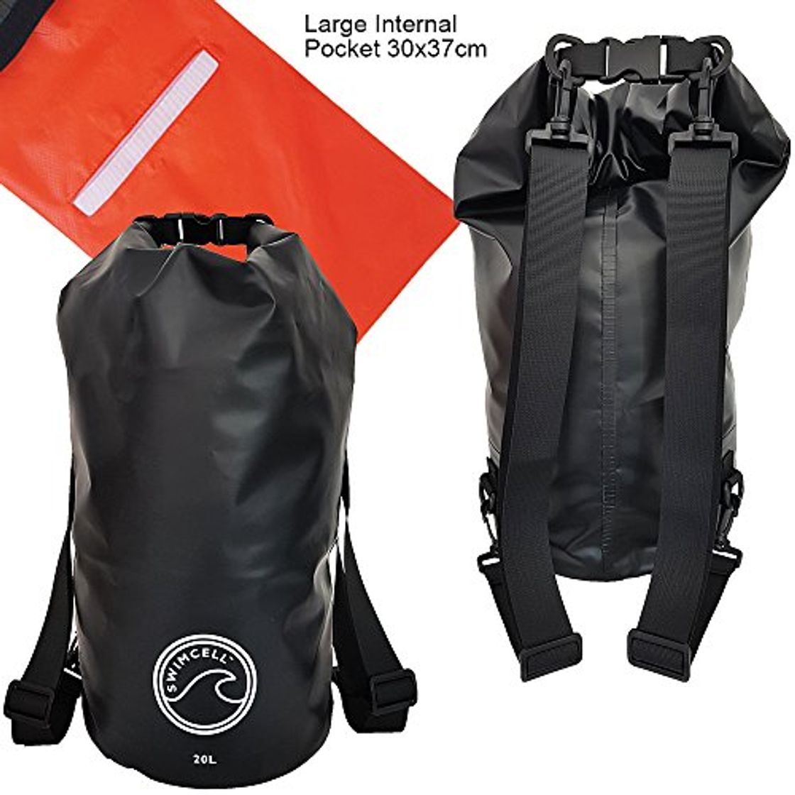 Producto SwimCell Mochila Estanca Impermeable 20 litros. Mochila Impermeable