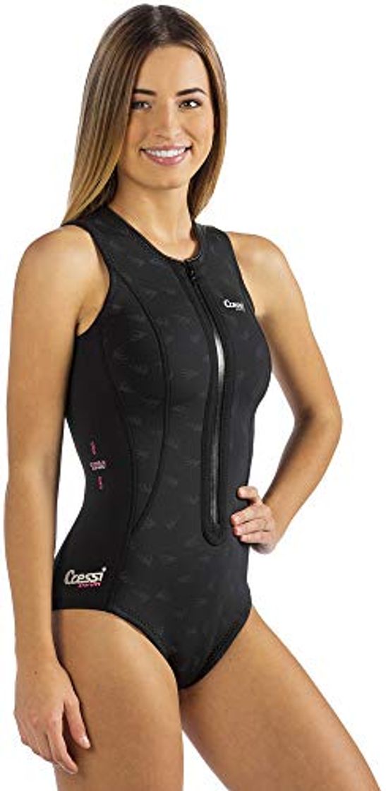 Social Cressi Termico - Traje de baño para mujer, color negro