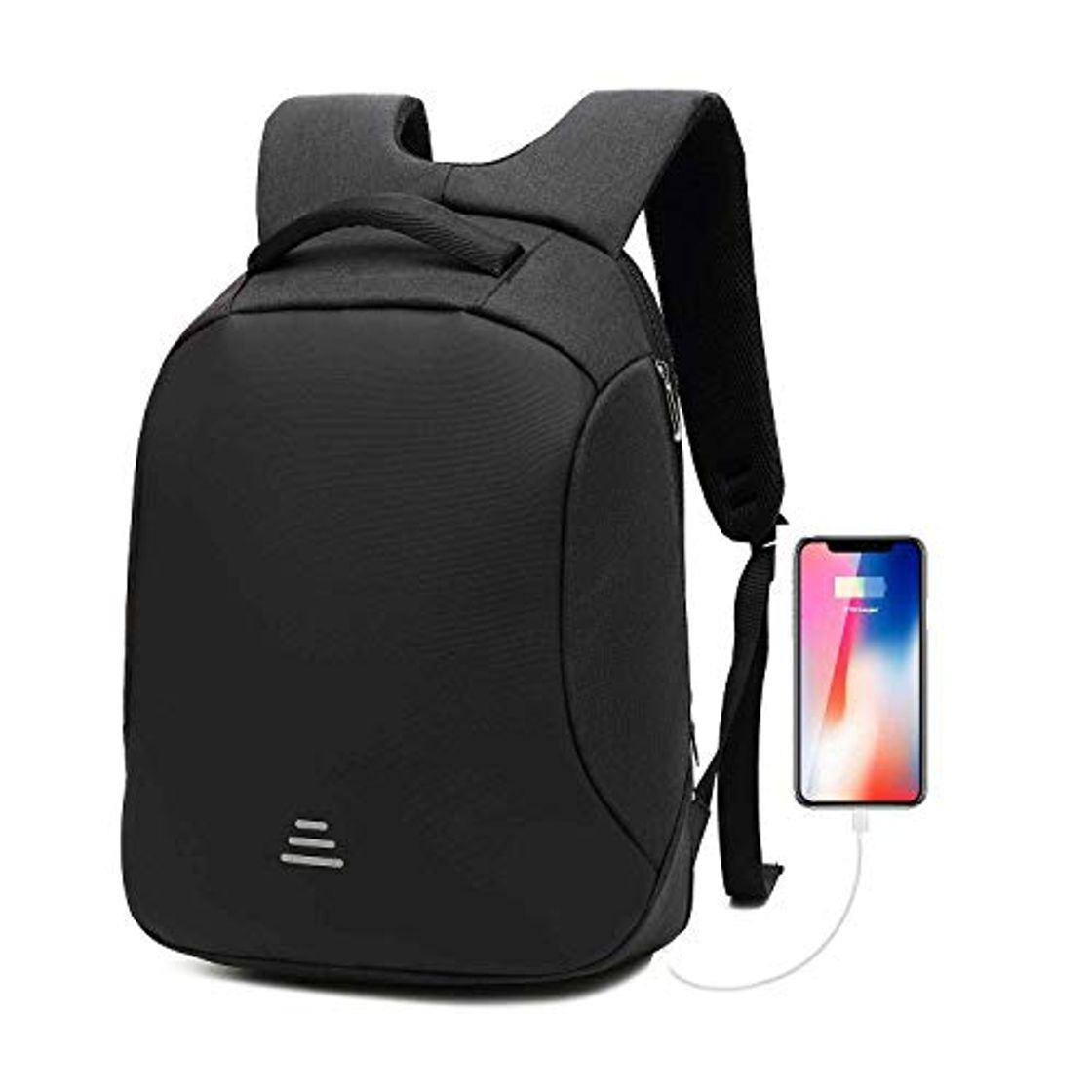 Electronic Antirrobo Seguridad Mochila portatil 15.6 Pulgadas Impermeable con Carga USB Bolso de