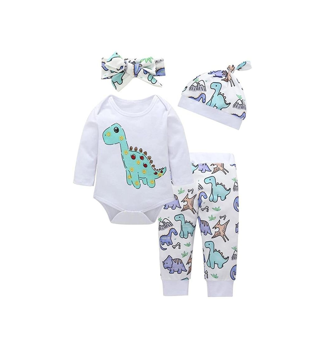 Producto K-youth Conjuntos Bebe Niña Navidad Estampado Animal Body Bebe Manga Larga Monos