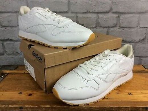 Reebok Cl Lthr, Zapatillas de Deporte para Hombre, Blanco