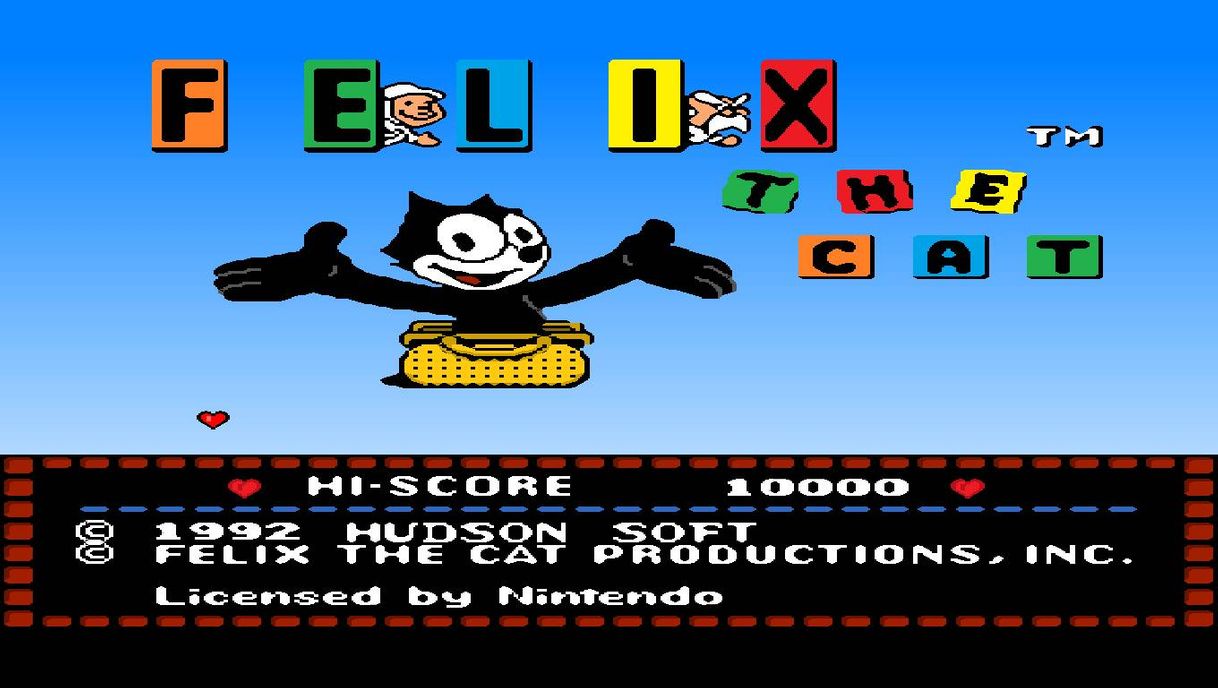 Videojuegos Felix el gato