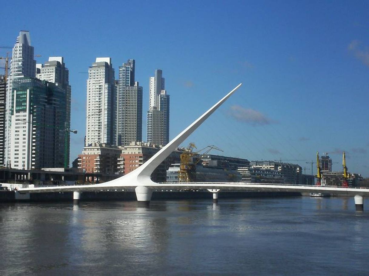 Lugar Puente de la Mujer, puerto madero