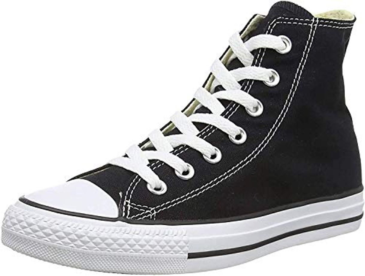 Moda Converse Chuck Taylor All Star, Zapatillas altas Unisex adulto, Negro (Black), 38