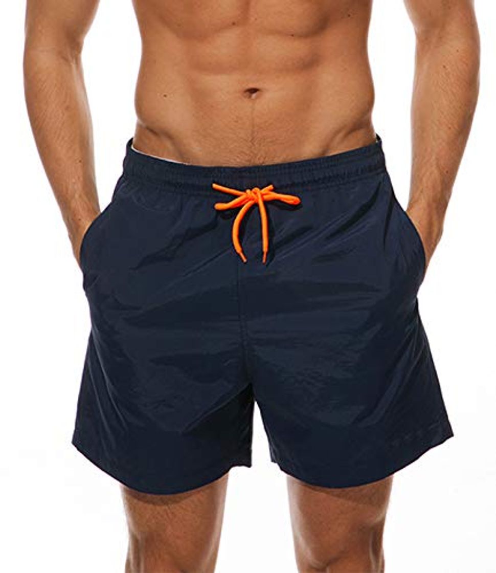 Moda FGFD Bañador Hombre Pantalones Corto Deporte Bermudas Secado Rápido Trajes de Baño