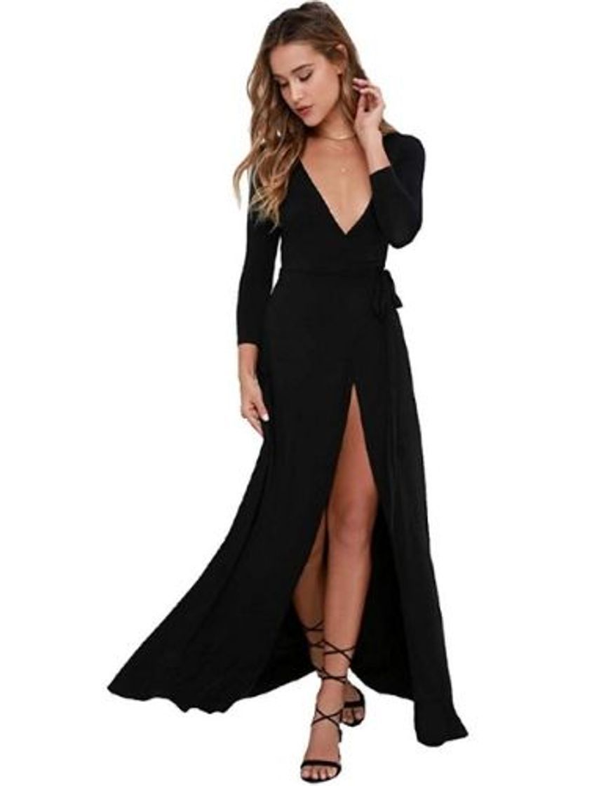 Social Ever-Pretty a Sirena Tul Vestido de Noche Cuello en V sin Respaldo