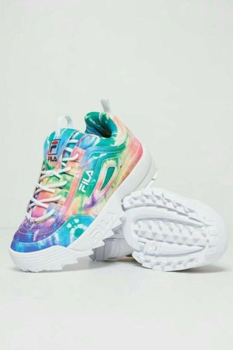 Social Fila Disruptor Ii Tie Dye Tenis para mujer,