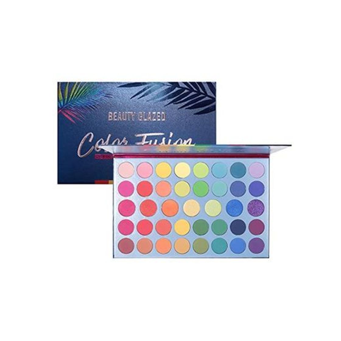 Social Beauty Glazed Paleta de polvo de sombra de ojos de 39 colores