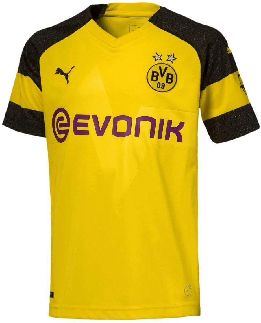 Social PUMA BVB Home Shirt Replica Evonik with Opel Logo Jersey