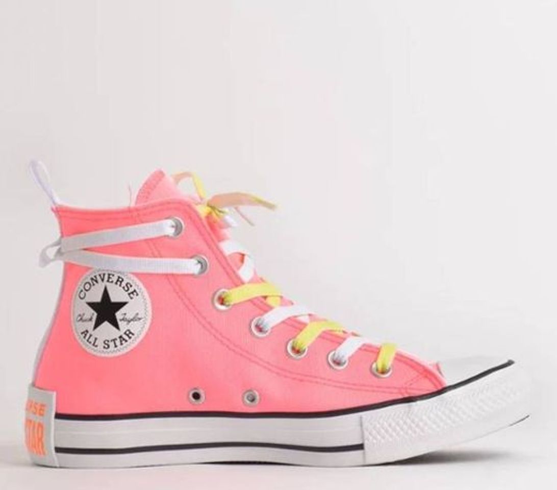 Moda Tênis Converse Rosa Fluor