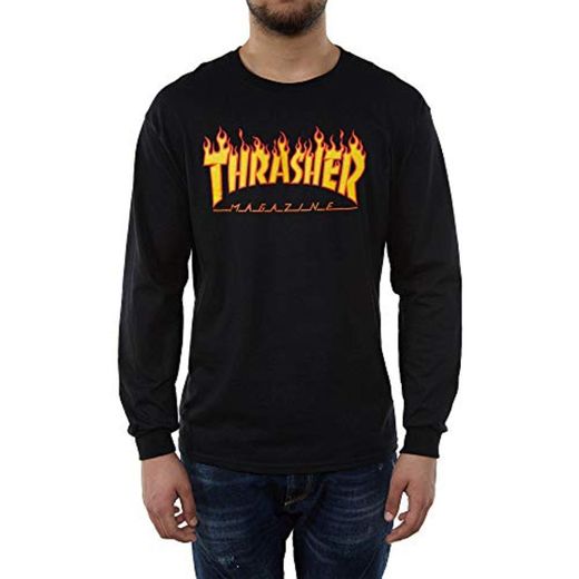 THRASHER Flame Long Sleeve Camiseta De Manga Larga