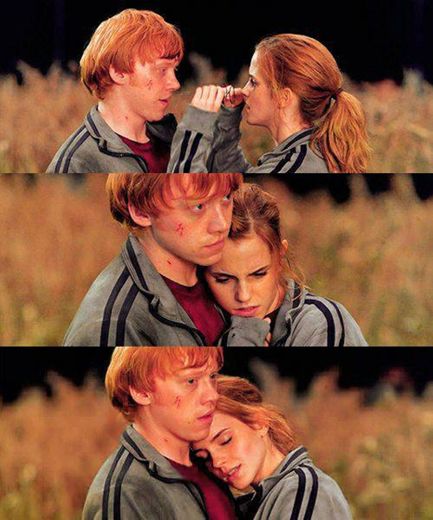 Hermione e Ron ♡