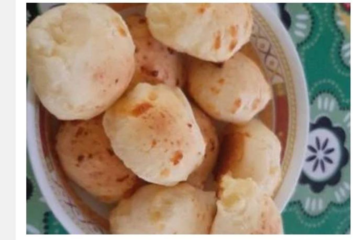 Fashion Pão de queijo 3 ingredientes - TudoGostoso