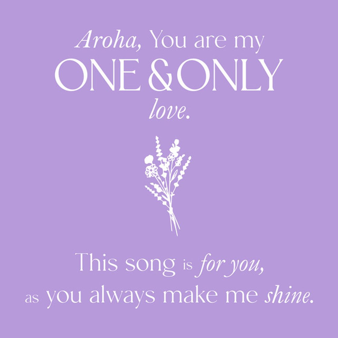Canción ONE&ONLY